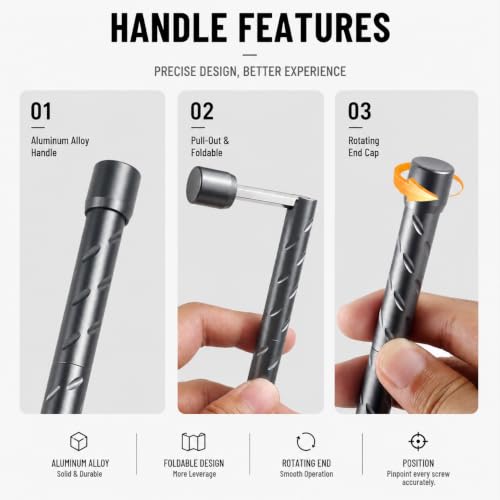 55-in-1 Magnetic Precision Screwdriver Set, Tool Cube Kit, Electronics Repair Kit with Screwdriver Bits, Wrenches, Pry Tools for Phone, Laptop, Appliances, Game Consoles, Glasses & DIY