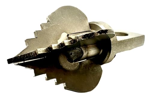 Flow Fixer Drain Cleaner Cutter Head 1", Spear, Slot, for 1-1/4" - 2" Pipes - style: 1" Four Flute (for 1-1/4" - 2" pipes)