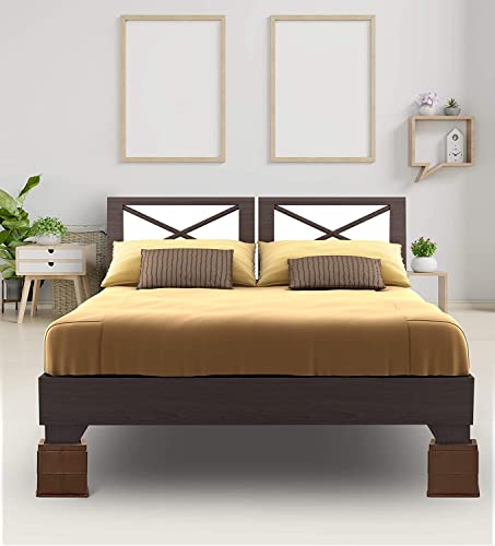 Utopia Bedding Adjustable Bed Risers 2 Inch, Brown, 8-Pack - color: Brown, size: 2 Inch (Pack of 8)