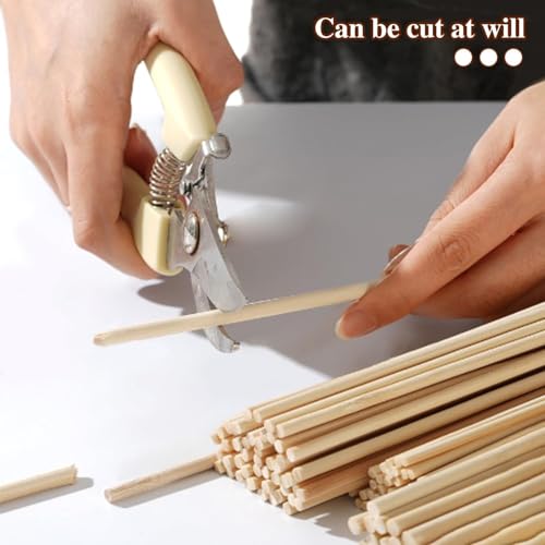 150 Pcs Wooden Dowel Rods, 1/8 X 12 Inch Craft Sticks - size: 1/8 x 12 Inch(150 PCS)
