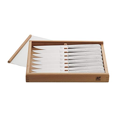 ZWILLING Porterhouse Steak Knife Set, 8 pc, Stainless Steel - color: Stainless Steel, size: 5"