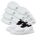 Shoe Covers Disposable 200Pack(100Pairs) White Shoe Booties Cover Non Slip for Home Floors Carpet,fits up to US Women 12 and Men 11 - size: Large