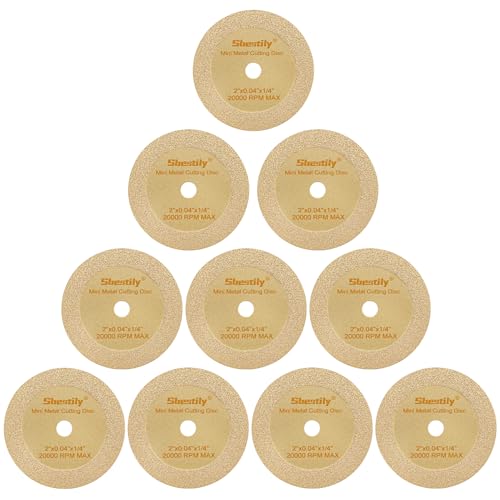 Sbestily 10PC 2 Inch Diamond Cut Off Wheel Drill Metal Cutter Cutting Disc - style: 2 Inch Cutting Wheels 10 Pcs