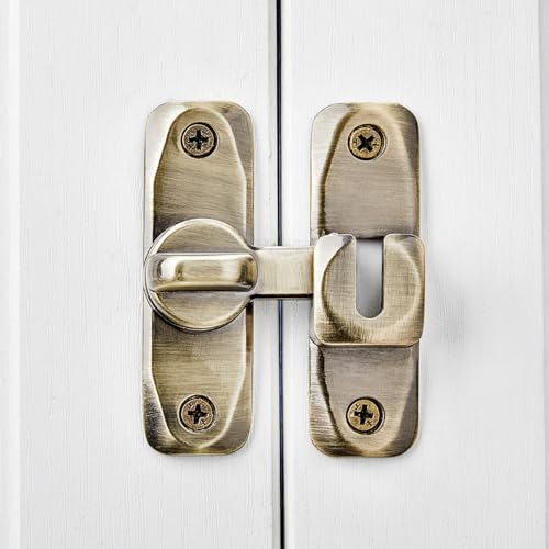 Bronze Barn Door Latches,90/180 Degree Gate Lock_B - color: Bronze
