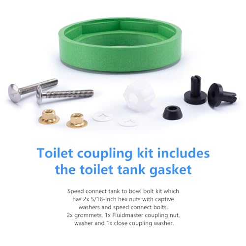 3 Inch Toilet Tank Gasket and Bolts Kit for Champion 4 - color: Green