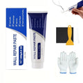 Drywall Patch Repair Kit with Scraper - 250g Wall Repair Paste, Quick Fill Wall Mending Agent for Holes, Cracks, Peeling & Graffiti, White Wall Repair Cream for Home Drywall Repair