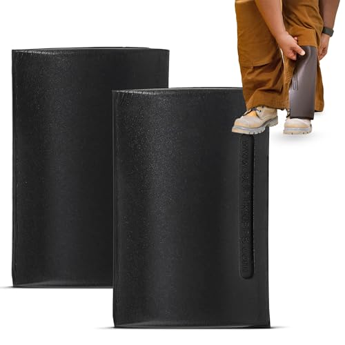 Soft Knees No-Strap Knee Pads, 6" x 9", Construction Inserts - size: Large, 6" x 9"