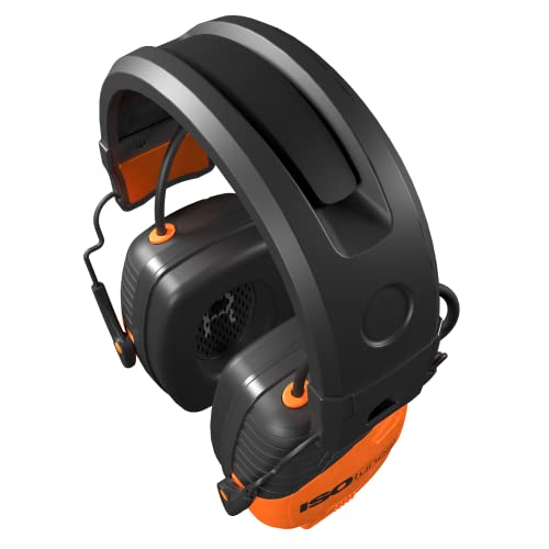 ISOtunes Link Bluetooth Earmuffs, OSHA Compliant Headphones for Work | Ear protection headphones for mowing and construction, ultra-durable design, Bluetooth audio, 25 dB NRR
