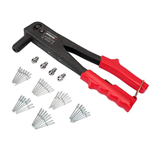 Arrow Heavy Duty Riveter Kit with Assorted 120 Rivets