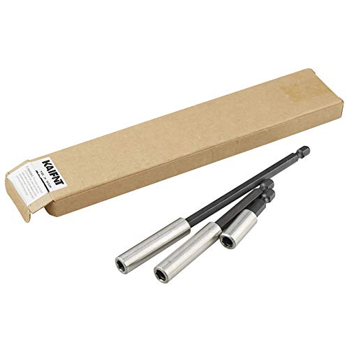 K405 Magnetic Bit Holder with Retaining Ring, 2, 4, 6-inch Extensions, 3-Piece - style: Extension
