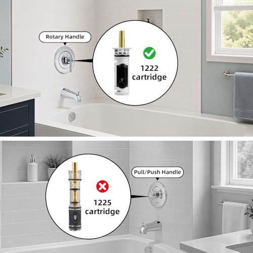 1222 Shower Cartridge Kit Replacement for Moen Posi Temp
