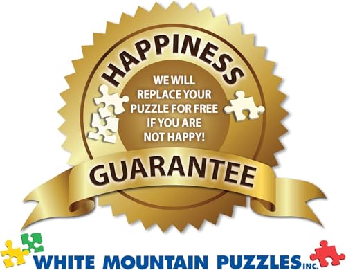 White Mountain 1000 Piece Jigsaw Puzzle Unique Iconic Collage, 80's Girl - style: 80's Girl