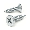 110pcs 2/3 inch Galvanized Wood Screws,Wood Screws for Drywall,Phillips Drive Self Tapping Dry Wall Screws - size: 2/3in(110pcs)