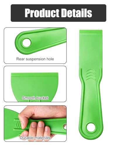12pcs Plastic Putty Knife Set, Plastic Scraper Tool Kit Wall Repair DIY.