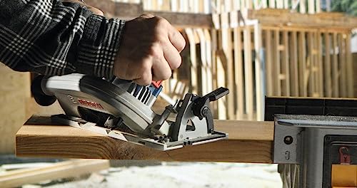 BOSCH GKS18V-22B25 18V Brushless Blade-Right 6-1/2 In. Circular Saw Kit with (2) CORE18V 4 Ah Advanced Power Batteries - style: Blade-Right w/ Battery Kit