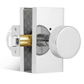 Polished Chrome Door Knobs Privacy Door Knobs Interior with Lock - color: Polished Chrome