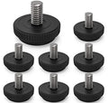 ONEHOME 8 Pack 5/16-18 Stainless Steel Adjustable Threaded Furniture Leg Leveling Feet Screw-in Glide Levelers,Screw Foot Levelers Screw On Furniture Glide Leveling Table,Chair,Furniture - size: 8 Pack Without T-Nut