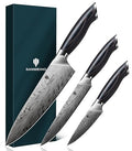 3PCS Kitchen Knife Set,Chef Knife Sets in Powder Steel - size: 3PCS Knife Set