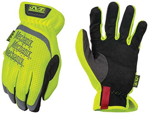 Mechanix Wear Hi-Viz FastFit Touchscreen Gloves, X-Large - color: Fluorescent Yellow, size: X-Large