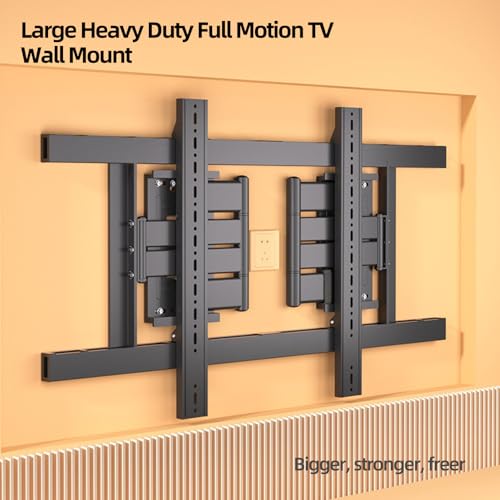 Corner TV Wall Mount for 55-150 inch TV, TV Bracket Hold 386 lbs - size: 55-150 inch