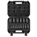 Reniteco 25-Piece 1/2" Drive Socket Set, SAE 3/8"-1-1/2", 6-Point, Cr-V - size: 1/2"-25 PCS