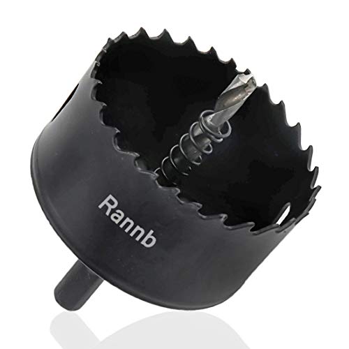2-3/4"/70mm Bimetal Hole Saw Triangle Shank Hole Cutter - color: black, size: 2-3/4"