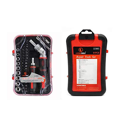 JENABOM 61 in 1 Ratcheting Screwdriver Set,Magnetic Screwdriver Bit Set - size: 61 in 1