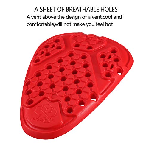 Surlim Coccyx Protector CE Insert Armor Motorcycle Pants Replacement Pads - size: Coccyx