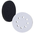 Dura-Gold Pro Series 5" x 10mm Soft Density Sanding Interface Pad, 8 Hole Pattern Dustless, 2 Pack - Hook & Loop Foam Cushion, Used with Vacuum Sander Discs, Polisher Polishing Pads & Backing Pads - style: 5" - 8-Hole
