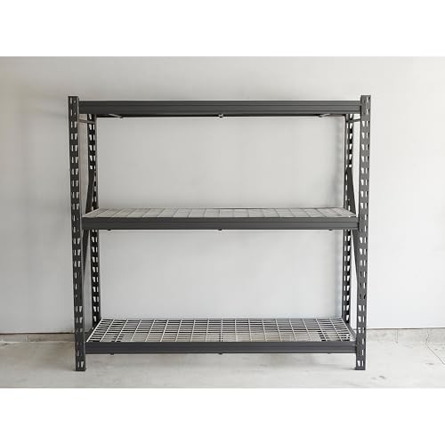 Ironton 3-Tier Steel Shelving Rack, 6,000-Lb. Total Capacity | 2, 000-lb. capacity per shelf, Garage and workshop organization, Accessible storage, Heavy-duty shop use - size: 3 Tier