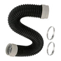 5FT Dryer Vent Hose, Heavy Duty 6-Layer Flexible Aluminum Dryer Duct - size: 4inch 5ft