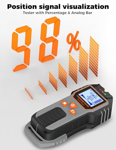 6-in-1 POROMETISTO Stud Finder Wall Scanner DSF01