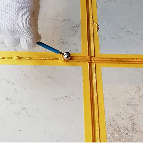 Caulking Tool Kit,Caulk FinishingToolsTile Floor Joint Repair Kit for Bathroom Kitchen and the Rest of the Household, Blue