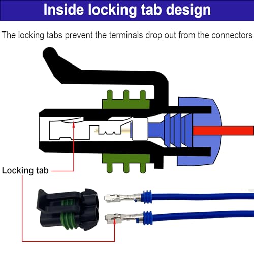 14-12AWG 1/2/4 Pin Waterproof Weather Pack Connector Kit with Crimping Tool - color: 1-2-4pin/12kit With Crimper