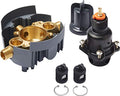 KOHLER K-8304-KS-NA Rite-Temp Pressure-Balancing Valve Body and Cartridge Kit with Service Stops, Shower Valve System, 5.0 GPM, Simple Installation & Maintenance - style: 8304-KS-NA
