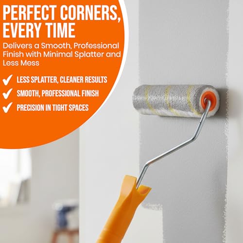 Harrier Hardware 15-Pack 6" Mini Paint Roller Covers 3/8" Nap