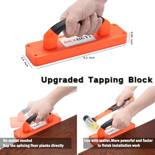 REXBETI Laminate Wood Flooring Installation Kit, LVP/Vinyl Flooring Tools - style: 43-Piece Premium Flooring Installation Kit