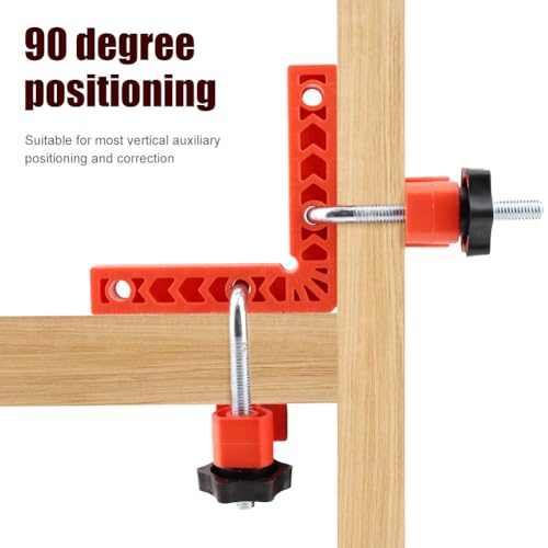 16pcs Right Angle Clamp Set, 90 Degree Clamp,Positioning Squares, 3/4inch x 8 Right Angle Clamp with 8 Clamp,Corner clamps Woodworking Tool