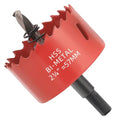 2-1/4 in. Bi-Metal Hole Saw Drill Bit - General Purpose Saw for Wood, Plywood, Cornhole, Ceiling, and Drywall - Includes Arbor & Pilot Bit - size: 2-1/4"(57mm)