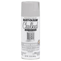 Rust-Oleum Chalked All-in-One Ultra Matte Aged Gray Spray Paint - color: Aged Gray, size: 12 Ounce (Pack of 6)