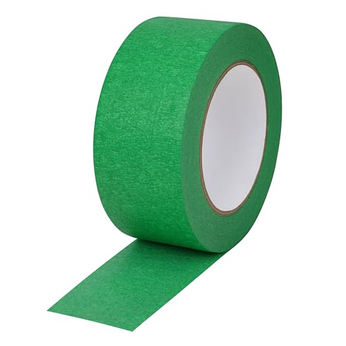 Green Painters Tape 2 inch Wide Green Masking Tape Paint Tape Green Paper Tape 2 inch x 55 Yards - color: Green, size: 2 Inch
