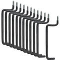 12 Pieces Heavy Duty Garage Storage Screw in Utility Tool Wall Mount Ladder Hanger Hook