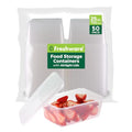 Freshware Food Storage Containers [50 Set] 25 oz Plastic Deli Containers with Lids, Slime, Soup, Meal Prep Containers, BPA Free, Stackable, Leakproof, Microwave, Dishwasher and Freezer Safe - color: Clear, size: 25 oz - 50-Sets
