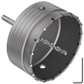 DAIMIT Concrete Hole Saw 160mm / 6.3 "with 220mm SDS Plus Shank Connecting Rod, Hole Saw Tool Set for Concrete Cement Brick Stone Wall Drilling - size: 160MM