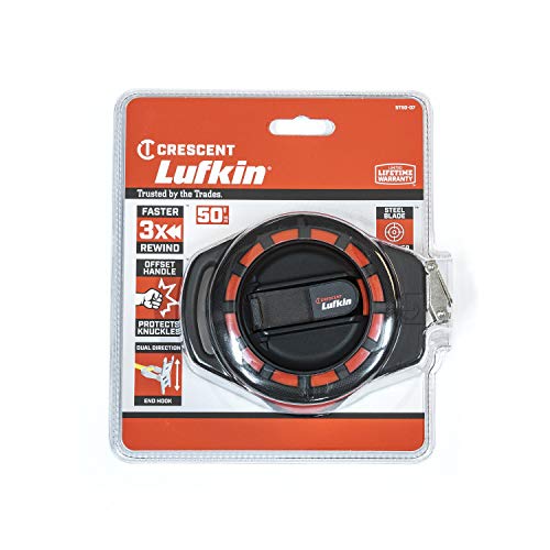 Crescent Lufkin 3/8" x 50' Steel Construction Long Tape - ST50-07 - size: 15.2 m