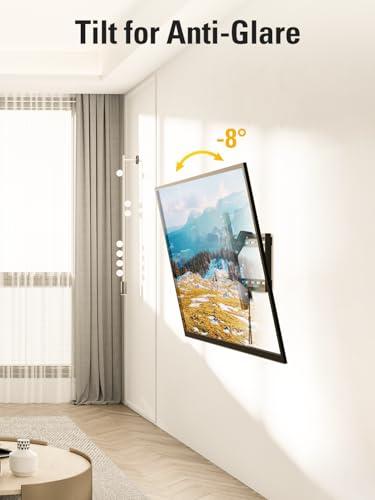 Mounting Dream Tilting TV Wall Mount for Most 37-90 Inch TVs up to 132lbs - size: For 37"-90" TV