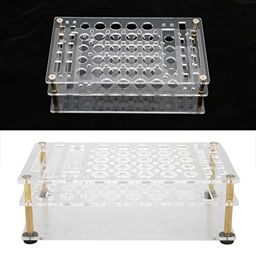 Screwdriver Storage Rack, Acrylic Tool Stand, Transparent, Portable & Lightweight, Ideal for Hardware Tools & Repair Items