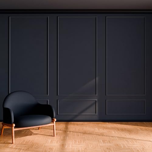 Pangda 3set Peel and Stick Wall Molding Kit 3D Premade, 48x80in - size: 48x80in