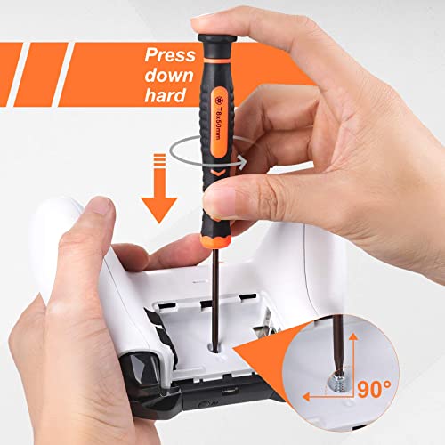 JOREST Repair Kit for Xbox One/360/X PS4 PS3 PS5, PH0 T6 T8 T10 Torx Security Screwdriver, Crowbars,Tweezers, Cleaning Tool for Controller and Console - style: XBOX