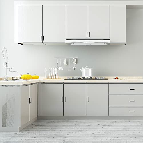 Cabinet Pulls Matte Black Cabinet Handles Square Drawer Pulls, 10 Pack 5 Inch Stainless Steel Kitchen Door Cupboard Cabinet Handles, Drawer Hardware Handles, 128mm Hole Centers - size: 5 inch Hole Centers(128mm)